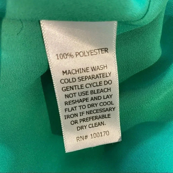 Cynthia Rowley XS green twisted back‎ tunic - Picture 7 of 7